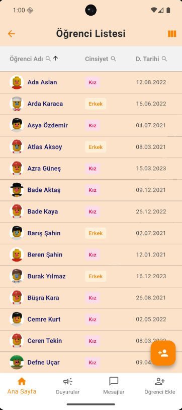 MobiKreş Ekranı