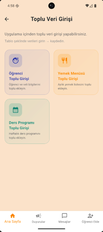 MobiKreş Ekranı