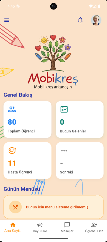 MobiKreş Ekranı