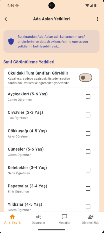 MobiKreş Ekranı