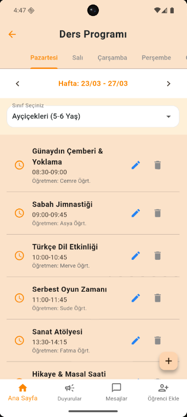 MobiKreş Ekranı