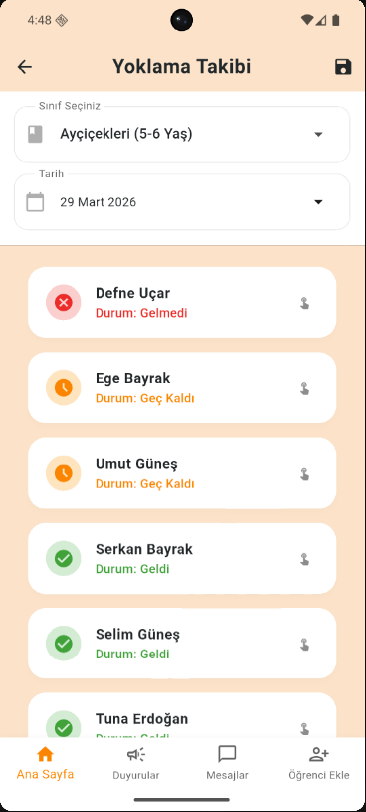 MobiKreş Ekranı